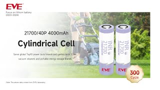 EVE Battery  21700 40P 36V 4000mAh lithium battery [upl. by Naitsirhc]