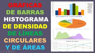 GRÁFICAS DE BARRAS HISTOGRAMA DE DENSIDAD DE LÍNEAS CIRCULARES Y DE ÁREAS primera parte [upl. by Yedrahs]