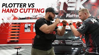 Which Method is Better for Tinting Plotter VS Hand Cutting [upl. by Avihs]