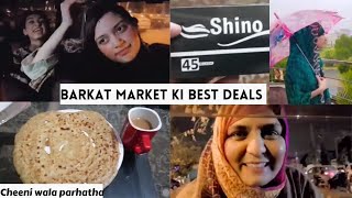 FAMOUS BARKAT MARKET KA GRILL HOT TRY KIA🥪  Mausam ka maza liya  Head massager khareeda  vlog [upl. by Conney]