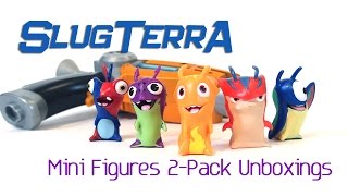 Disney SlugTerrA 2Pack MiniFigure Unboxing Burpy Bolo Spooker Bludgeon amp Bugsy Slug Terra [upl. by Sumetra]