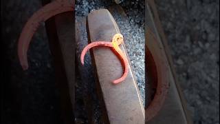 Blacksmithing  Making of a Locking Clip shorts diy [upl. by Atwater]