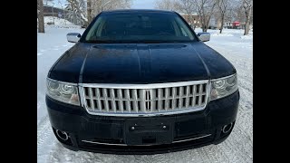 08 Lincoln MKZ Luxury Sedan Tech Video Inspection [upl. by Junius475]