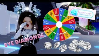 GIVING AWAY DIAMONDS WITH A WHEEL BECAUSE CHRISMAS IDK LOL [upl. by Lamb759]