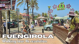 Ultimate Fuengirola walking tour  June 2024  Most beautiful city Nearby Malaga  Costal del sol 4k [upl. by Ecinad]