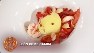 León come gamba  MasterChef 3 [upl. by Lecia]