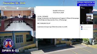 Procurement Livestream for DPWH Regional Office III on December 04 2024 [upl. by Amarillas]