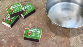 Coghlans Waterproof Matches Review  HD [upl. by Maressa]