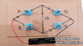 Wheatstone bridge physics project [upl. by Nyledaj]