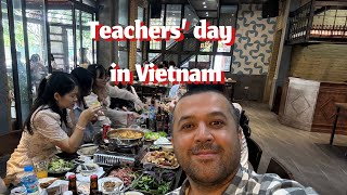 Teachers Day in Vietnam 🇻🇳 Вьетнам да укитувчилар куни [upl. by Oznecniv499]