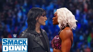 WWE Full Match  Jade Cargill Vs Rhea Ripley  SmackDown Live Full Match [upl. by Elbam]