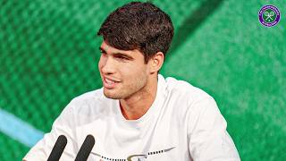 The emotions of winning Wimbledon  Carlos Alcaraz  PostFinal Press Conference  Wimbledon 2024 [upl. by Cower169]