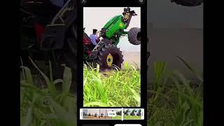 Nishu or joni friend police 🚨 light on John Deere tractor [upl. by Earized]