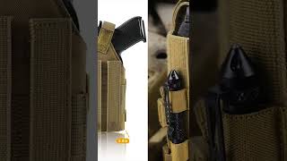 Universal Tactical Molle Pistol Gun Holster [upl. by Eatnoled]