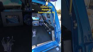 Custom HQ Holden Panel Van at Summernats 36  Crystal Wizard [upl. by Doownel]