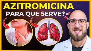 AZITROMICINA  Para que serve Efeitos Colaterais Como funciona [upl. by Clayborn]