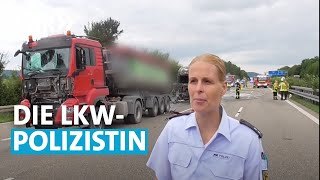 Die LKWPolizistin der Autobahnpolizei  Unfälle Gaffer und rollende Zeitbomben  SWR Mensch Leute [upl. by Anilecram]