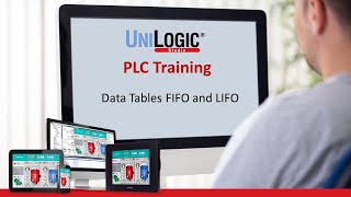 PLC Training Data Tables FIFO and LIFOUniLogic for UniStream by Unitronics [upl. by Jemma]