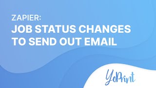 Zapier Job Status Changes To Send Out Email [upl. by Ereynihc]