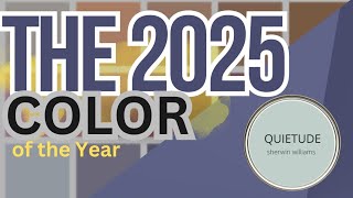 COLOR OF THE YEAR 2025  Revealed Quietude FutureDusk paints homerenovations interiordesign [upl. by Adelbert]