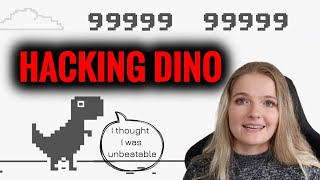 Dino game HACK Must Watch 👿😈 [upl. by Lacym]