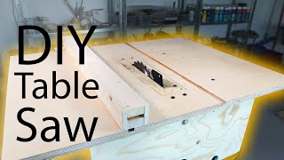 Ultimate CHEAP DIY Table Saw  2 [upl. by Rediah]