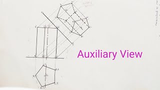 Auxiliary ViewsEngineering Drawing Engineering Graphics [upl. by Amalee]