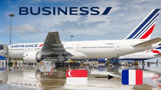 Business Trip Report  Air France Singapore  Paris Cdg 777300er [upl. by Smoot]