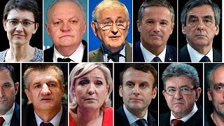 Presidenziali francesi 11 candidati per lEliseo [upl. by Trepur]