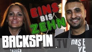 1 bis 10 mit Ssio und Schwesta Ewa  BACKSPIN TV [upl. by Aiksas77]