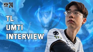 TL UmTi PostMatch Scrum Interview after facing FlyQuest  Worlds 2024 [upl. by Pen]