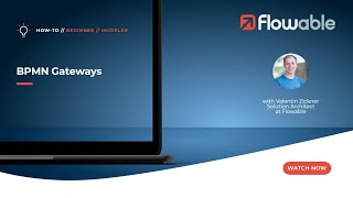 BPMN Gateways  HowTo  Flowable [upl. by Fredela925]