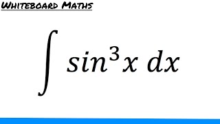 Integral of sin3 x [upl. by Ldnek]