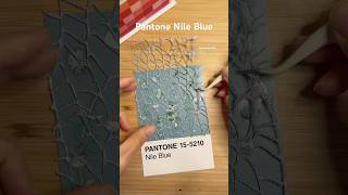 Pantone Nile Blue pantonechallenge pantone nileblue music journaling journaltherapy collage [upl. by Htebizile]