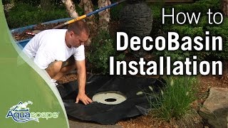 How to Install an Aquascape DecoBasin Fountain Kit [upl. by Astiram]