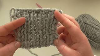 learn to knit  cast off in rib UK [upl. by Fellows232]