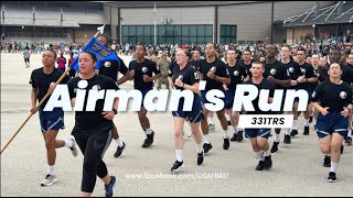 331st Training Squadron Airmans Run  August 9 2023 [upl. by Israeli]