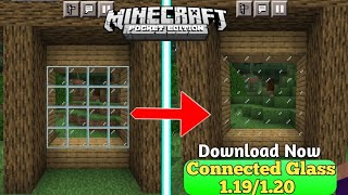 Connected Glass Pack For Minecraft Pe 119120  Clear Glass Pack For Mcpe 119120 [upl. by Opiuuk]