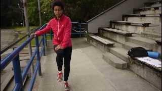 Runner stretching routine PNF ContractRelax iliopsoas hip stretch [upl. by Vola]