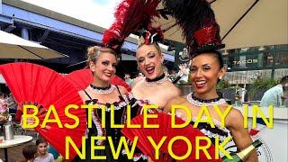 Bastille Day in New York  Can Can Dancers The Seaport Tin Building by Jean Georges  July 15 2024 [upl. by Delly973]