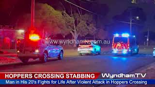 Nine Men Arrested After Stabbing and Brawl in Hoppers Crossing [upl. by Briscoe]