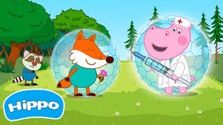 Hippo 🌼 Ospedale di emergenza iniezione 🌼 Gioco del fumetto per i bambini [upl. by Dilly]