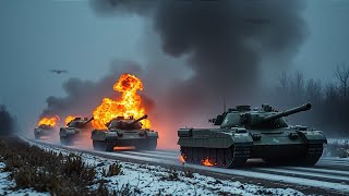 Eyes of the world Sees Horrifying Moment New US troop strategy brutally blows up Russian Z tank con [upl. by Bar]