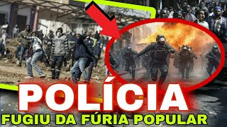 Momentos em que a polícia teve que fugir da fúria popular e Venâncio foi protegido pelo povo [upl. by Llamaj292]