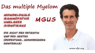 Monoklonale Gammopathie  MGUS  Bedeutung Kontrolle  Sicht der Patientin und des Arztes [upl. by Laurene]