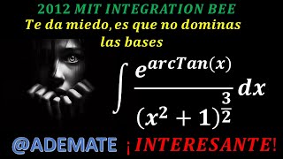 Integral MIT INTEGRATION BEE 2012 integral de earctanxx2132 shorts [upl. by Ko]