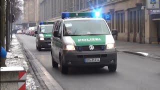 Doppel FuStW Polizei Sachsen VPI Leipzig [upl. by Naujuj599]