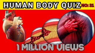 Human Body Quiz  Human Body Questions And Answers Trivia No 31 [upl. by Washington340]