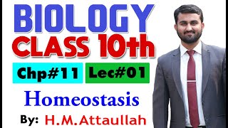 Homeostasis  Chapter  11  Biology Class 10th  Lec 1 [upl. by Aneeuq5]