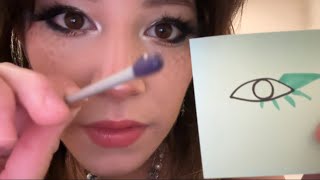 stick n poke tattoo eyeliner asmr [upl. by Cecilius]